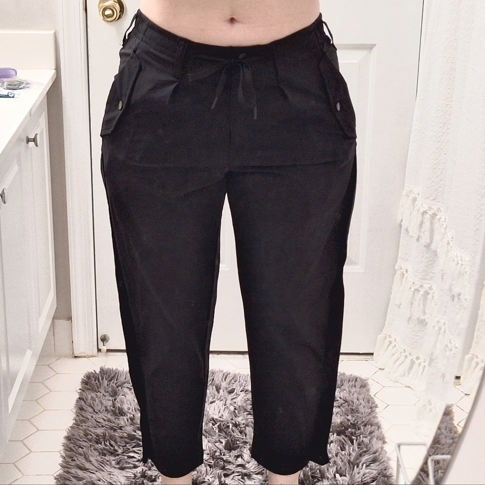 PASKHO | Black Pants/Capris